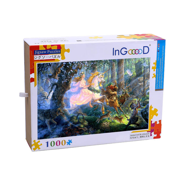 Ingooood Wooden Jigsaw Puzzle 1000 Pieces for Adult-Beautiful fairy tale world - Ingooood jigsaw puzzle 1000 piece
