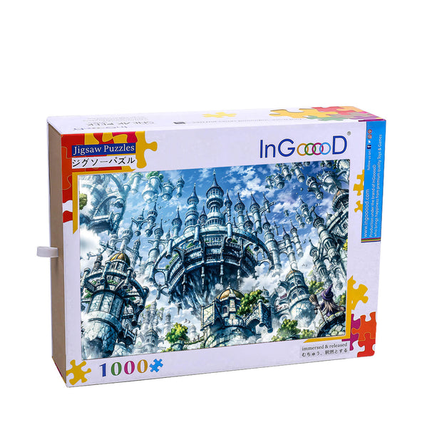 Ingooood Wooden Jigsaw Puzzle 1000 Piece - Suspended Castle - Ingooood jigsaw puzzle 1000 piece