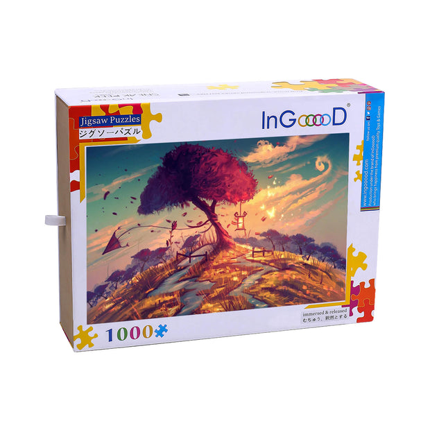 Ingooood Wooden Jigsaw Puzzle 1000 Pieces - Fantasy Tree - Ingooood jigsaw puzzle 1000 piece