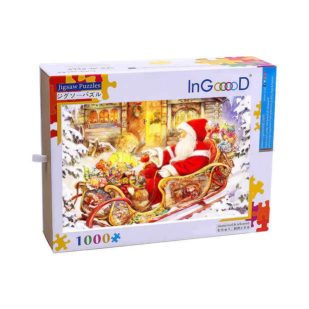 Ingooood Wooden Jigsaw Puzzle 1000 Piece for Adult-Santa's gift - Ingooood jigsaw puzzle 1000 piece