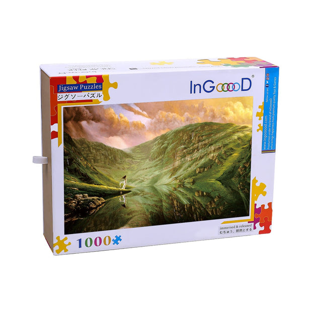 Ingooood Wooden Jigsaw Puzzle 1000 Pieces for Adult-Look into The Distance - Ingooood jigsaw puzzle 1000 piece