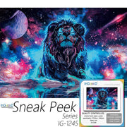 Ingooood-Jigsaw Puzzle 1000 Pieces-Sneak Peek Series-Starry Lion_IG-1245 Entertainment Toys for Adult Special Graduation or Birthday Gift Home Decor - Ingooood jigsaw puzzle 1000 piece
