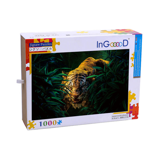 Ingooood Wooden Jigsaw Puzzle 1000 Pieces - hunting - Ingooood jigsaw puzzle 1000 piece