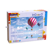 Ingooood Wooden Jigsaw Puzzle 1000 Piece - Hot Air Balloon - Ingooood jigsaw puzzle 1000 piece