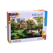 Ingooood Wooden Jigsaw Puzzle 1000 Pieces for Adult-European landscape painting - Ingooood jigsaw puzzle 1000 piece