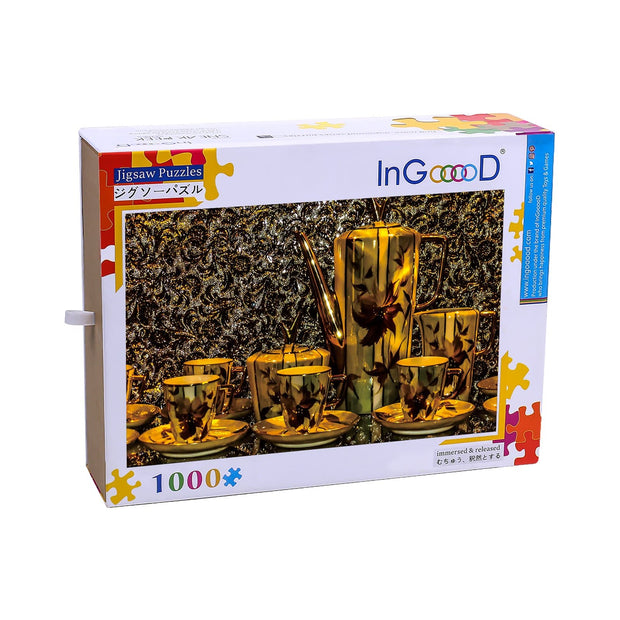 Ingooood Wooden Jigsaw Puzzle 1000 Pieces for Adult-Exquisite afternoon tea - Ingooood jigsaw puzzle 1000 piece