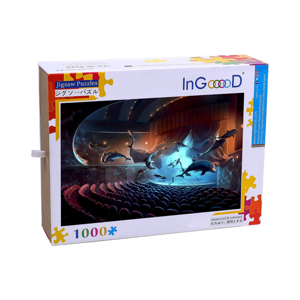 Ingooood Wooden Jigsaw Puzzle 1000 Pieces for Adult-Music waves - Ingooood jigsaw puzzle 1000 piece