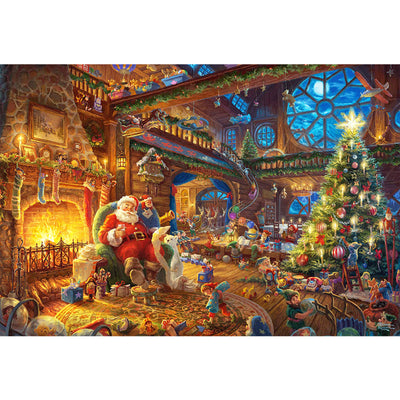 Ingooood Wooden Jigsaw Puzzle 1000 Piece - Christmas Series - Santa's Home-2 - Ingooood jigsaw puzzle 1000 piece