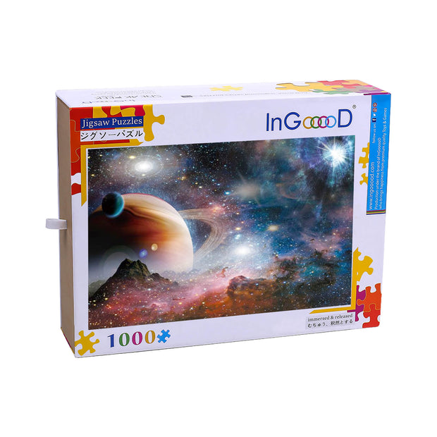 Ingooood Wooden Jigsaw Puzzle 1000 Pieces-Fantasy universe-Entertainment Toys for Adult Special Graduation or Birthday Gift Home Decor - Ingooood jigsaw puzzle 1000 piece