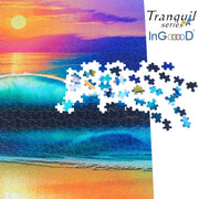 Ingooood- Jigsaw Puzzles 1000 Pieces for Adult- Tranquil Series- Island Sunset - Ingooood jigsaw puzzle 1000 piece