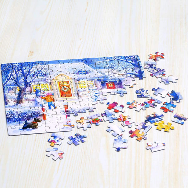 Ingooood - 108 Pieces Christmas Puzzle - Christmas Time - Entertainment Puzzles Toys - Ingooood jigsaw puzzle 1000 piece