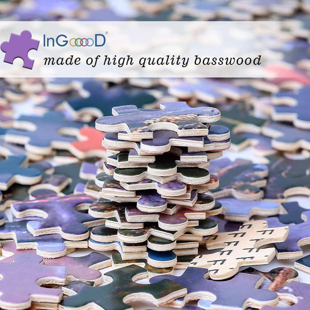 Ingooood- Jigsaw Puzzle 1000 Pieces- Tranquil Series-Stormy Night - Ingooood jigsaw puzzle 1000 piece