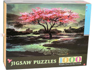 Ingooood-Jigsaw Puzzle 1000 Pieces-Tranquil Series-Single Tree in The Creek - Ingooood jigsaw puzzle 1000 piece