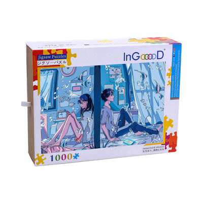Ingooood Wooden Jigsaw Puzzle 1000 Pieces - Thoughts Across the Wall - Ingooood jigsaw puzzle 1000 piece