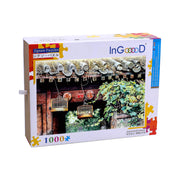 Ingooood Wooden Jigsaw Puzzle 1000 Piece - Small Courtyard Memory - Ingooood jigsaw puzzle 1000 piece