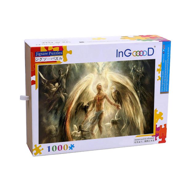 Ingooood Wooden Jigsaw Puzzle 1000 Pieces-Fantasy Angel- Entertainment Toys for Adult Special Graduation or Birthday Gift Home Decor - Ingooood jigsaw puzzle 1000 piece