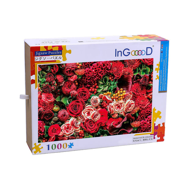 Ingooood Wooden Jigsaw Puzzle 1000 Pieces for Adult-Eustoma - Ingooood jigsaw puzzle 1000 piece