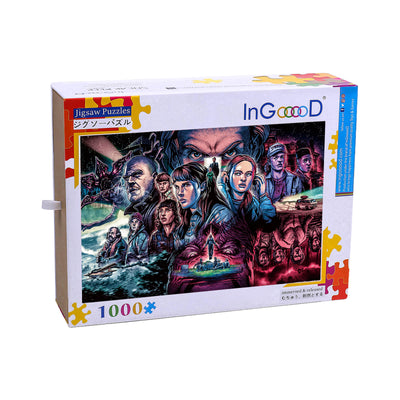Ingooood Wooden Jigsaw Puzzle 1000 Piece - Stranger Things4 - Ingooood jigsaw puzzle 1000 piece