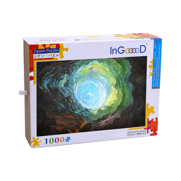 Ingooood Wooden Jigsaw Puzzle 1000 Pieces-Mysterious cave-Entertainment Toys for Adult Special Graduation or Birthday Gift Home Decor - Ingooood jigsaw puzzle 1000 piece