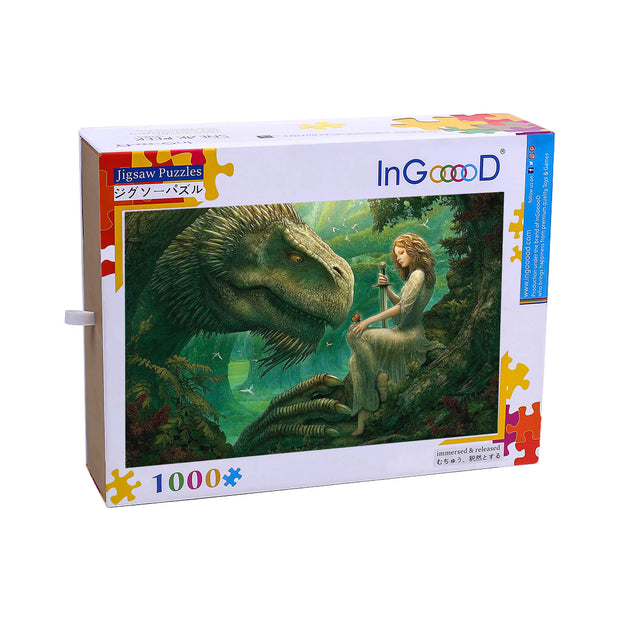 Ingooood Wooden Jigsaw Puzzle 1000 Piece for Adult-Taming the Beast - Ingooood jigsaw puzzle 1000 piece