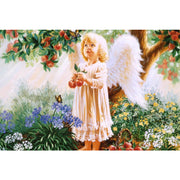 Ingooood Wooden Jigsaw Puzzle 1000 Pieces - Girl under the apple tree - Ingooood jigsaw puzzle 1000 piece