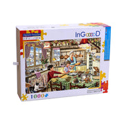 Ingooood Wooden Jigsaw Puzzle 1000 Piece - Make Pie Together - Ingooood jigsaw puzzle 1000 piece