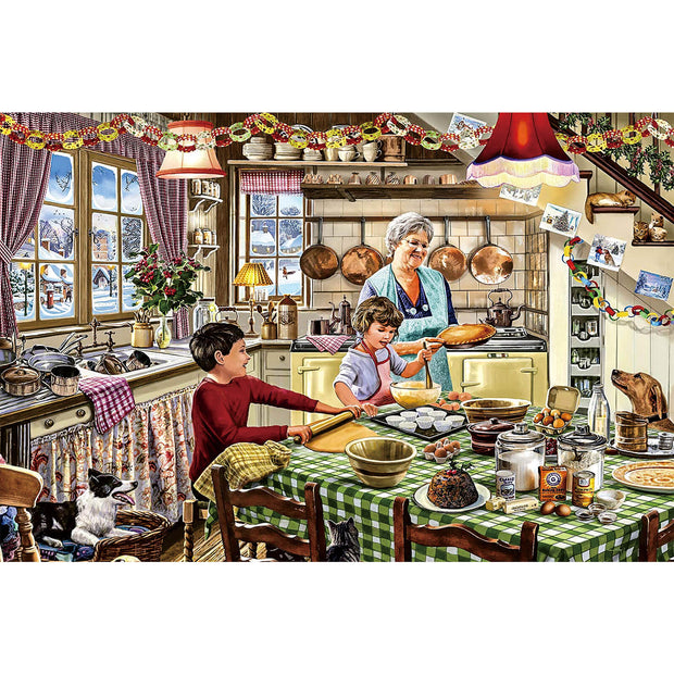 Ingooood Wooden Jigsaw Puzzle 1000 Piece - Make Pie Together - Ingooood jigsaw puzzle 1000 piece