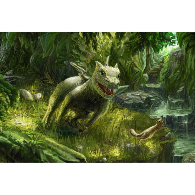 Ingooood Wooden Jigsaw Puzzle 1000 Pieces for Adult-Young dragon - Ingooood jigsaw puzzle 1000 piece