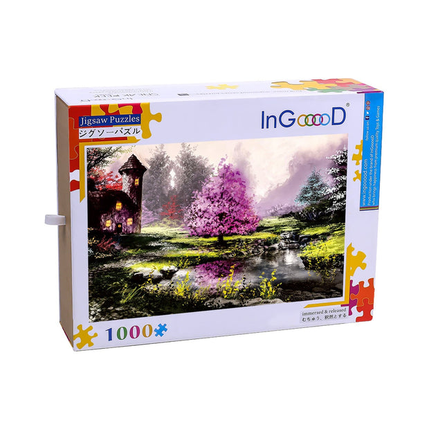 Ingooood Wooden Jigsaw Puzzle 1000 Pieces for Adult-Spring in painting - Ingooood jigsaw puzzle 1000 piece