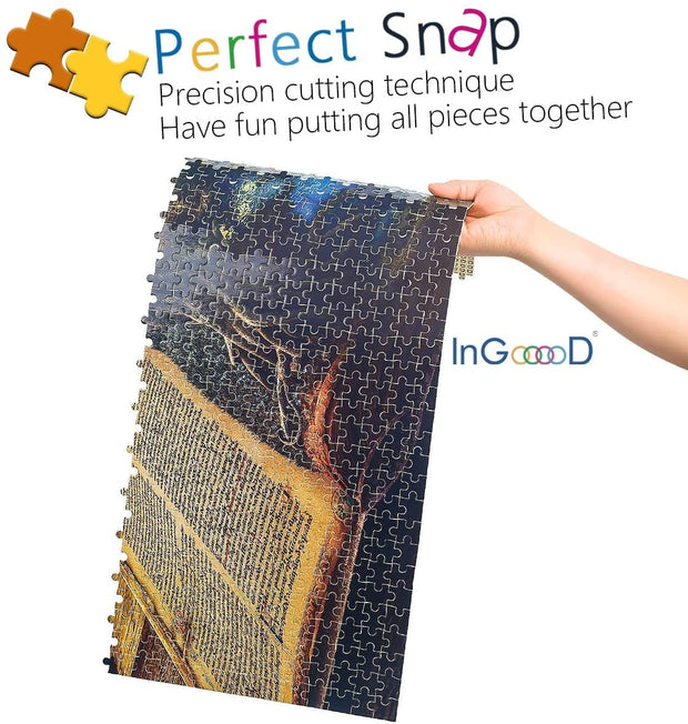 Ingooood-Jigsaw Puzzle 1000 Pieces-Fantasy Series-The World in The Book - Ingooood jigsaw puzzle 1000 piece