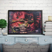 Ingooood 1000-Piece Wooden Jigsaw Puzzle — Fantasy Magic House Puzzle For Adults & Families