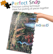 Ingooood- Jigsaw Puzzles 1000 Pieces for Adult- Tranquil Series- Home by The Lake - Ingooood jigsaw puzzle 1000 piece