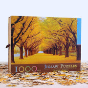 Ingooood Wooden Jigsaw Puzzle 1000 Pieces for Adult - Golden Trees - Ingooood jigsaw puzzle 1000 piece