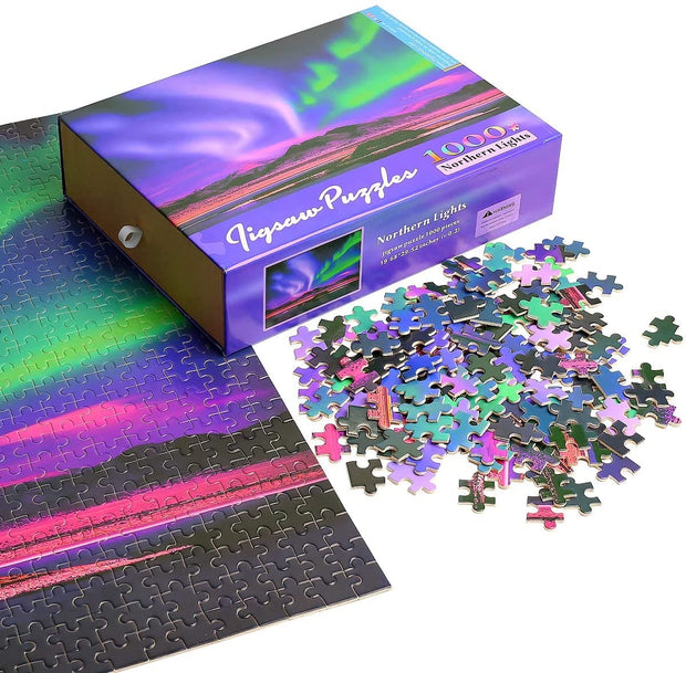 Ingooood-Jigsaw Puzzle 1000 Pieces-Fantasy Series- Northern Lights - Ingooood jigsaw puzzle 1000 piece