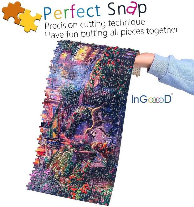 Ingooood-Jigsaw Puzzle 1000 Pieces-Fantasy Series- Disney Morning Light - Ingooood jigsaw puzzle 1000 piece