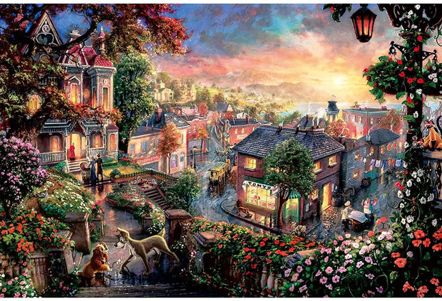 Ingooood-Jigsaw Puzzle 1000 Pieces-Fantasy Series- Disney Morning Light - Ingooood jigsaw puzzle 1000 piece