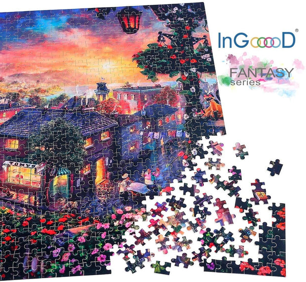 Ingooood-Jigsaw Puzzle 1000 Pieces-Fantasy Series- Disney Morning Light - Ingooood jigsaw puzzle 1000 piece