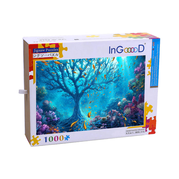 Ingooood Wooden Jigsaw Puzzle 1000 Piece for Adult-Undersea Fantasy World - Ingooood jigsaw puzzle 1000 piece