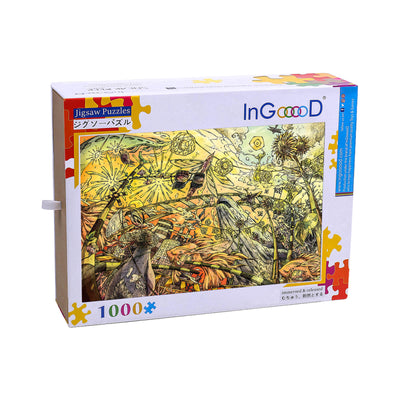 Ingooood Wooden Jigsaw Puzzle 1000 Piece - Evolution - Ingooood jigsaw puzzle 1000 piece