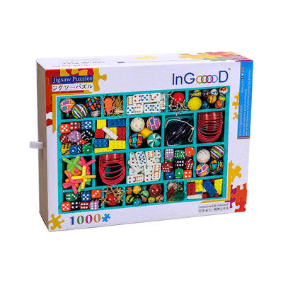 Ingooood Wooden Jigsaw Puzzle 1000 Piece - Toy Box-1 - Ingooood jigsaw puzzle 1000 piece