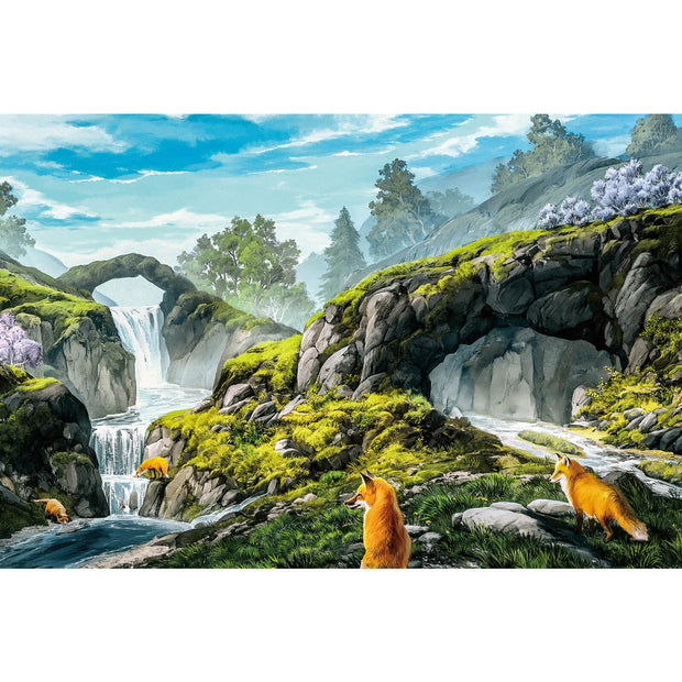 Ingooood Wooden Jigsaw Puzzle 1000 Piece - Fox Wonderland - Ingooood jigsaw puzzle 1000 piece