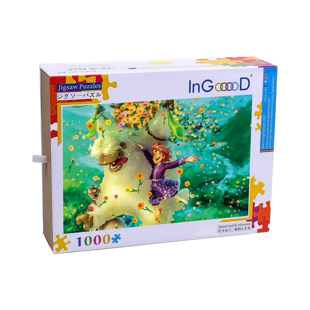 Ingooood Wooden Jigsaw Puzzle 1000 Pieces for Adult-Happy fairy tale - Ingooood jigsaw puzzle 1000 piece