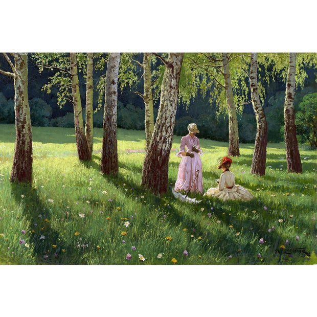 Ingooood Wooden Jigsaw Puzzle 1000 Piece for Adult-Two Women in a Wood - Ingooood jigsaw puzzle 1000 piece