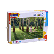 Ingooood Wooden Jigsaw Puzzle 1000 Piece for Adult-Two Women in a Wood - Ingooood jigsaw puzzle 1000 piece