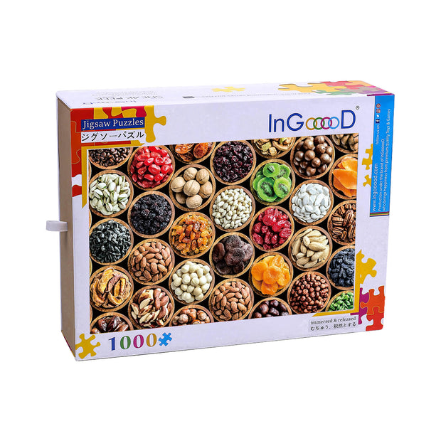 Ingooood Wooden Jigsaw Puzzle 1000 Piece - Good Harvest - Ingooood jigsaw puzzle 1000 piece