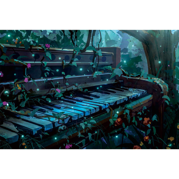 Ingooood Wooden Jigsaw Puzzle 1000 Piece - Forgotten piano - Ingooood jigsaw puzzle 1000 piece