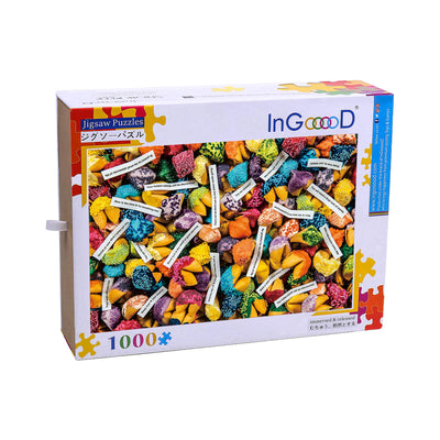 Ingooood Wooden Jigsaw Puzzle 1000 Piece - Candy Quotes - Ingooood jigsaw puzzle 1000 piece