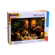 Ingooood Wooden Jigsaw Puzzle 1000 Pieces - The Beast's Afternoon Tea - Ingooood jigsaw puzzle 1000 piece