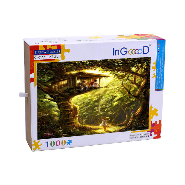 Ingooood Wooden Jigsaw Puzzle 1000 Pieces for Adult-Childhood play - Ingooood jigsaw puzzle 1000 piece