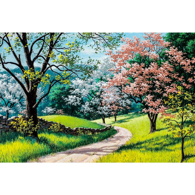 Ingooood Wooden Jigsaw Puzzle 1000 Pieces for Adult- Spring flowers - Ingooood jigsaw puzzle 1000 piece